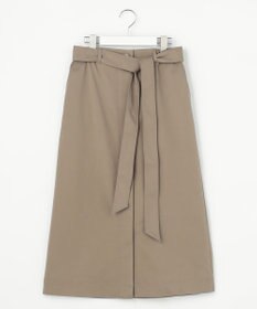 自由区 S 【カタログ掲載】ブラッシュドコットンサテンナロー スカート