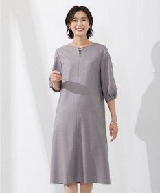 J.PRESS LADIES 【セットアップ対応・洗える・UVケア・速乾】 OXIJEWELストレッチ ワンピース