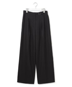 ICB 【先行予約】ウォッシャブルウールサキソニー ワイドパンツ