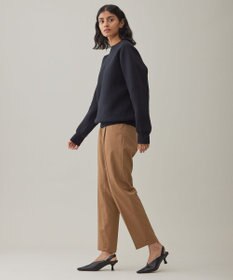 UNFILO MENS 【新色追加】スウェットライク クルーニット [24年秋冬商品]