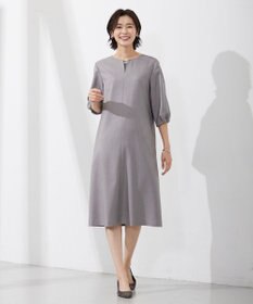 J.PRESS LADIES 【セットアップ対応・洗える・UVケア・速乾】 OXIJEWELストレッチ ワンピース