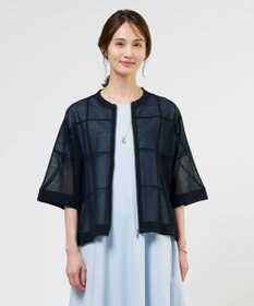 J.PRESS LADIES SHEER LIGHT KNIT ブルゾン