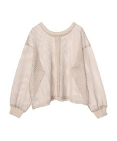 Green Parks ・ＥＬＥＮＣＡＲＥ　ＤＵＥ　２ｗａｙメッシュカーディガン