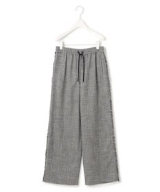 ICB 【洗える】 ライトスラブツイード ワイドパンツ