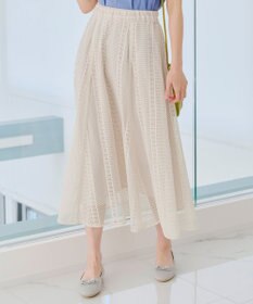 Tiaclasse ラインレーススカート