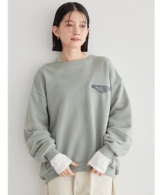 AMERICAN HOLIC ポケット付きバックドレープ裏毛プルオーバー