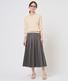 J.PRESS LADIES L HIGH GAUGE BASIC Vネック ニット