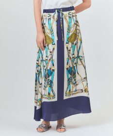 GRACE CONTINENTAL マリンスカーフロングスカート
