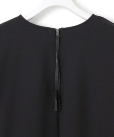 ICB L 【洗える】ジョーゼットジャージー 異素材コンビプルオーバー