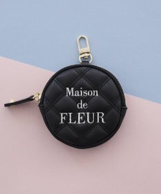 Maison de FLEUR ラウンドキルティングコインケース