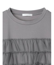 Green Parks フレンチスリーブチュールティアードプルオーバー