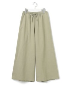 J.PRESS YORK STREET 【WOMEN】リネンライクリラックス ワイドパンツ