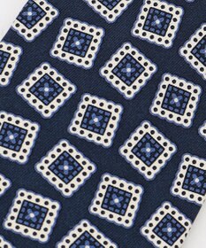 J.PRESS MEN スクエア小紋プリント ネクタイ