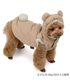 PET PARADISE ペットパラダイス くまちゃん 遠赤外線 綿入れベスト 小型犬