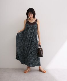 Green Parks レーヨンクレープキャミワンピース