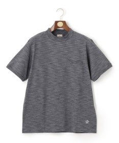J.PRESS MEN カスリ モックネック Tシャツ
