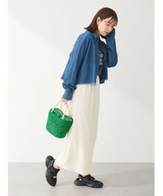 Green Parks ・ＳＵＧＡＲ　ＳＰＯＯＮ　クロップドデニムシャツ