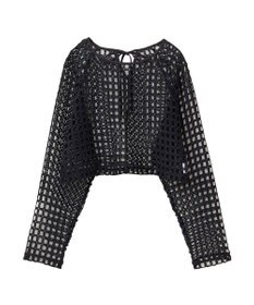 Green Parks ・ＳＵＧＡＲ　ＳＰＯＯＮ　フラワーメッシュプルオーバー