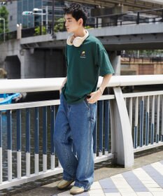 WEGO ヒゲサガラ刺繍Tシャツ