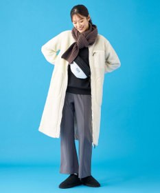 SHARE PARK LADIES 【LADIES】ボアフリースロングカーディガン