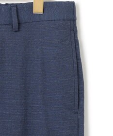 J.PRESS MEN 感動！？上品な見た目に着心地抜群なセットアップ【MECHANICAL】【超軽量 / 清涼感 / 洗える】ハイパワーストレッチ リネンルックパンツ