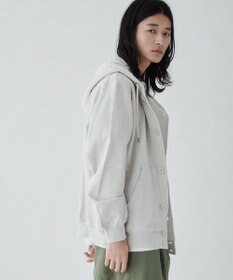 WEGO 【ユニセックス着用ITEM】スウェットボタンカーディガン