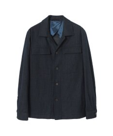DAKS ウールデニム ユーティリティ オーバーシャツ