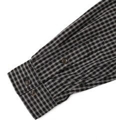 WEGO ミニマムチェックショートシャツ（LS）