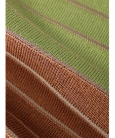 CRAFT STANDARD BOUTIQUE マルチストライプバイカラーニットスカート