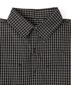 WEGO ミニマムチェックショートシャツ（LS）