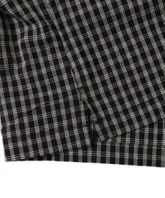 WEGO ミニマムチェックショートシャツ（LS）