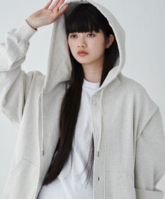 WEGO 【ユニセックス着用ITEM】スウェットボタンカーディガン