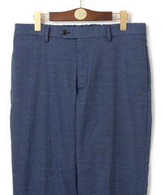 J.PRESS MEN 感動！？上品な見た目に着心地抜群なセットアップ【MECHANICAL】【超軽量 / 清涼感 / 洗える】ハイパワーストレッチ リネンルックパンツ