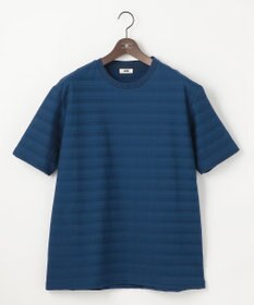 JOSEPH ABBOUD 【キングサイズ・オーガニックコットン使用・日本素材】リンクスボーダー Tシャツ