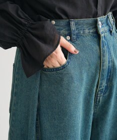 Green Parks ・ＳＵＧＡＲ　ＳＰＯＯＮ　タックデニムワイドパンツ