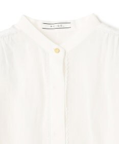 BEIGE， PAULINE / リネンヴィスコースレースブラウス