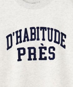 ANY 【洗濯機可】裏起毛スウェットロゴプルオーバー