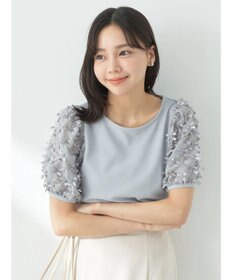 earth music&ecology リボンスリーブプルオーバー