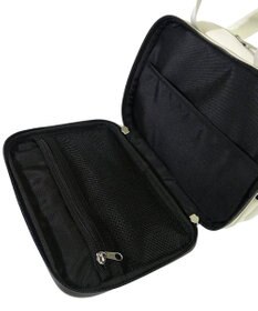 +RING 【プラスリング】傘生地を使用したボストンバッグ  waterproofed mini boston bag WHT Sr.404