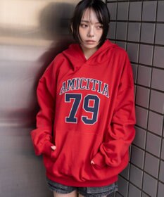 WEGO グラフィックビッグプルパーカー