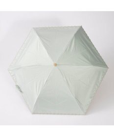 UNBILLION カシュネ cachenez /【晴雨兼用　日傘　UVカット率・遮光率100％生地使用 】PUフローラルラメ刺繍ミニ折りたたみ傘