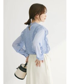 Green Parks ・Ｐｅｔｉｔ　Ｆｌｅｕｒ　イロイロレースブラウス