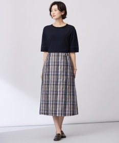 J.PRESS LADIES S 【洗える】RAYON ELITE STRETCH ニットT