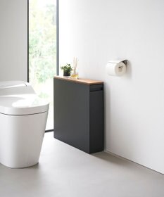 tower 隠せるトイレ引き出し収納 タワー ブラック