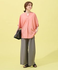 ANY 【洗濯機可】プリーツジャージパンツ