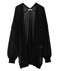 Green Parks 推しニット　ゆったりミドル丈カーディガン