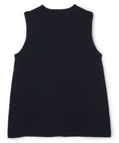 UNFILO BEAUTY FORM KNIT ZIPジレ