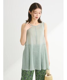 Green Parks ・ＥＬＥＮＣＡＲＥ　ＤＵＥオーガンジーノースリチュニック