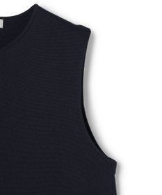 UNFILO BEAUTY FORM KNIT ZIPジレ