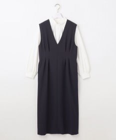 ANY SIS L 【優木まおみさんコラボ】秒映えセレモニー ブラウス × ジャンパースカート